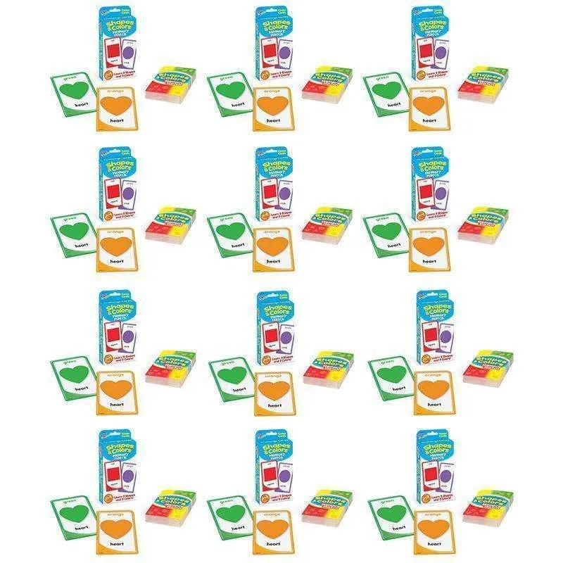 (12 Ea) Challenge Cards Colors And