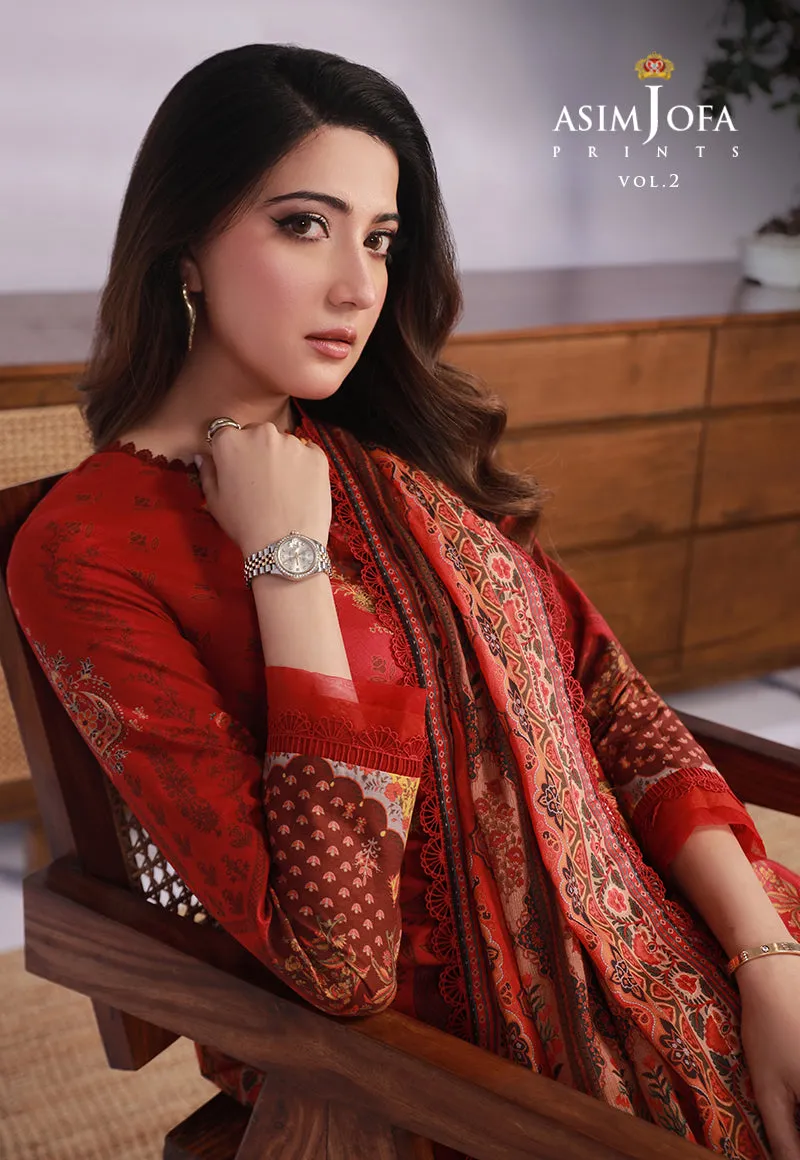 AJBP-32 PRINTED LAWN 3 PCS