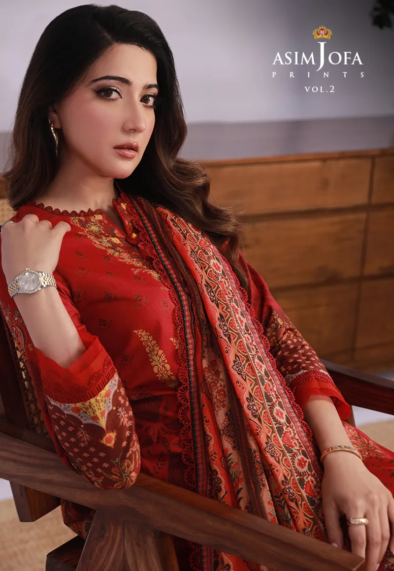 AJBP-32 PRINTED LAWN 3 PCS