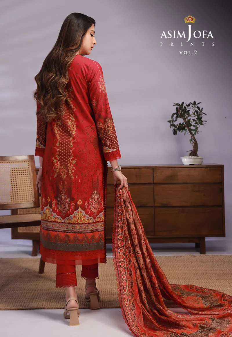 AJBP-32 PRINTED LAWN 3 PCS