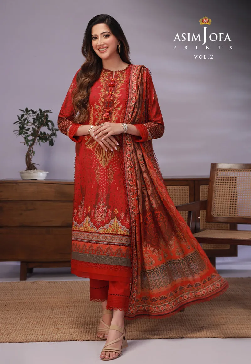 AJBP-32 PRINTED LAWN 3 PCS