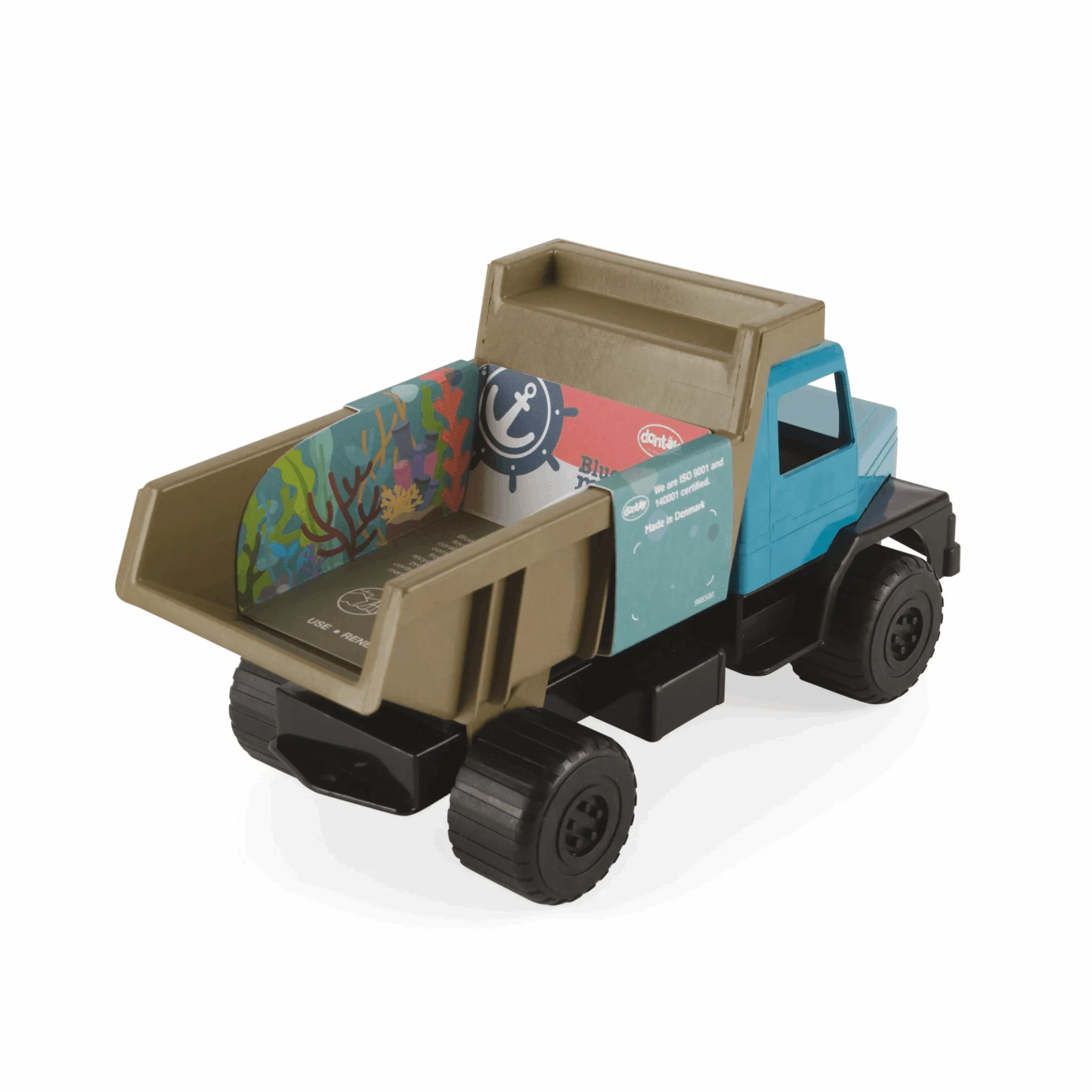 Blue Marine Dump Truck