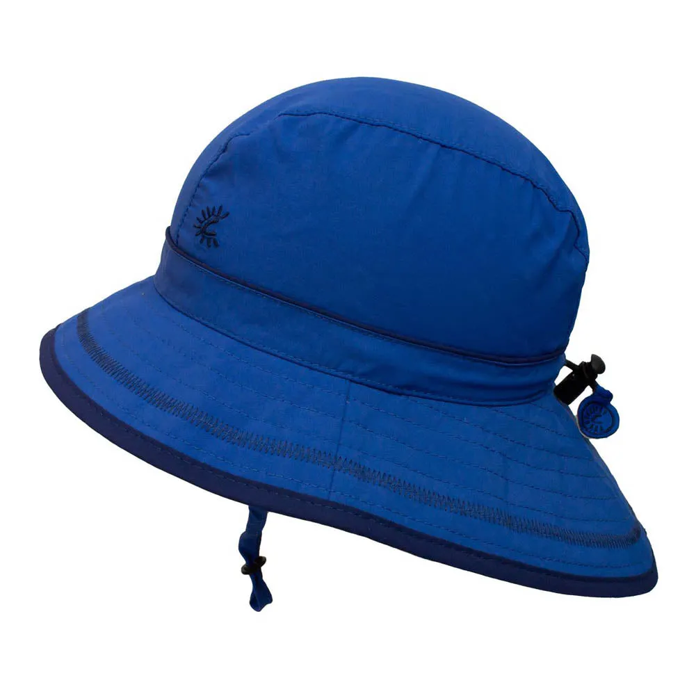 Calikids Quick Dry Boys Bucket Beach Hat (UV 50 ) - Nautical Blue (S)