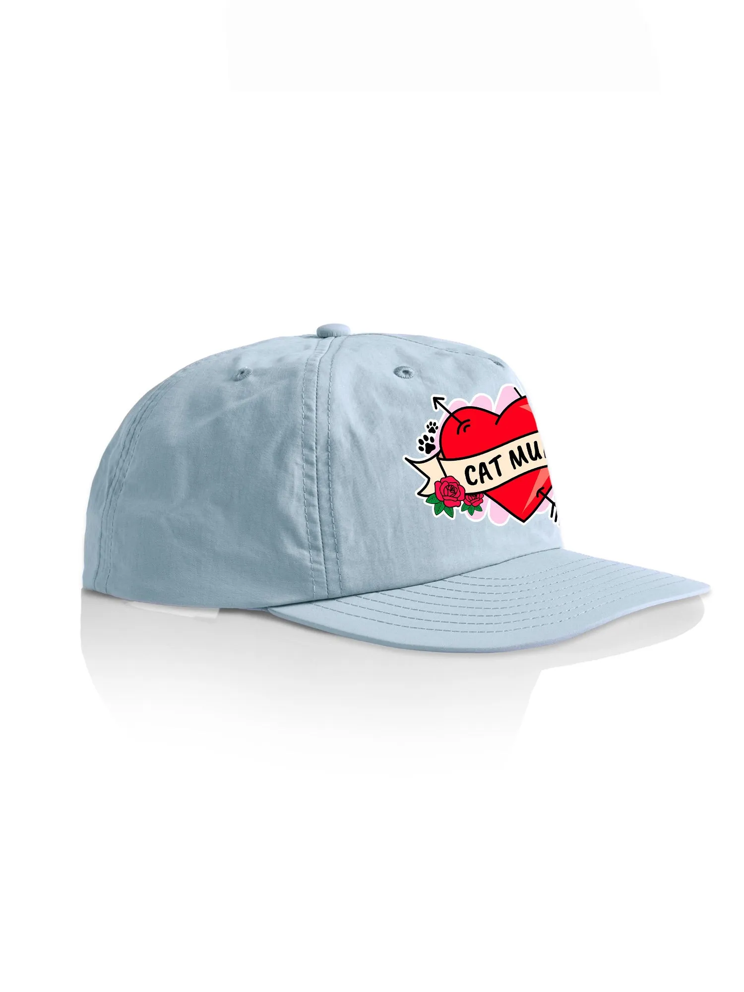 Cat Mum Heart Tattoo Quick-Dry Cap