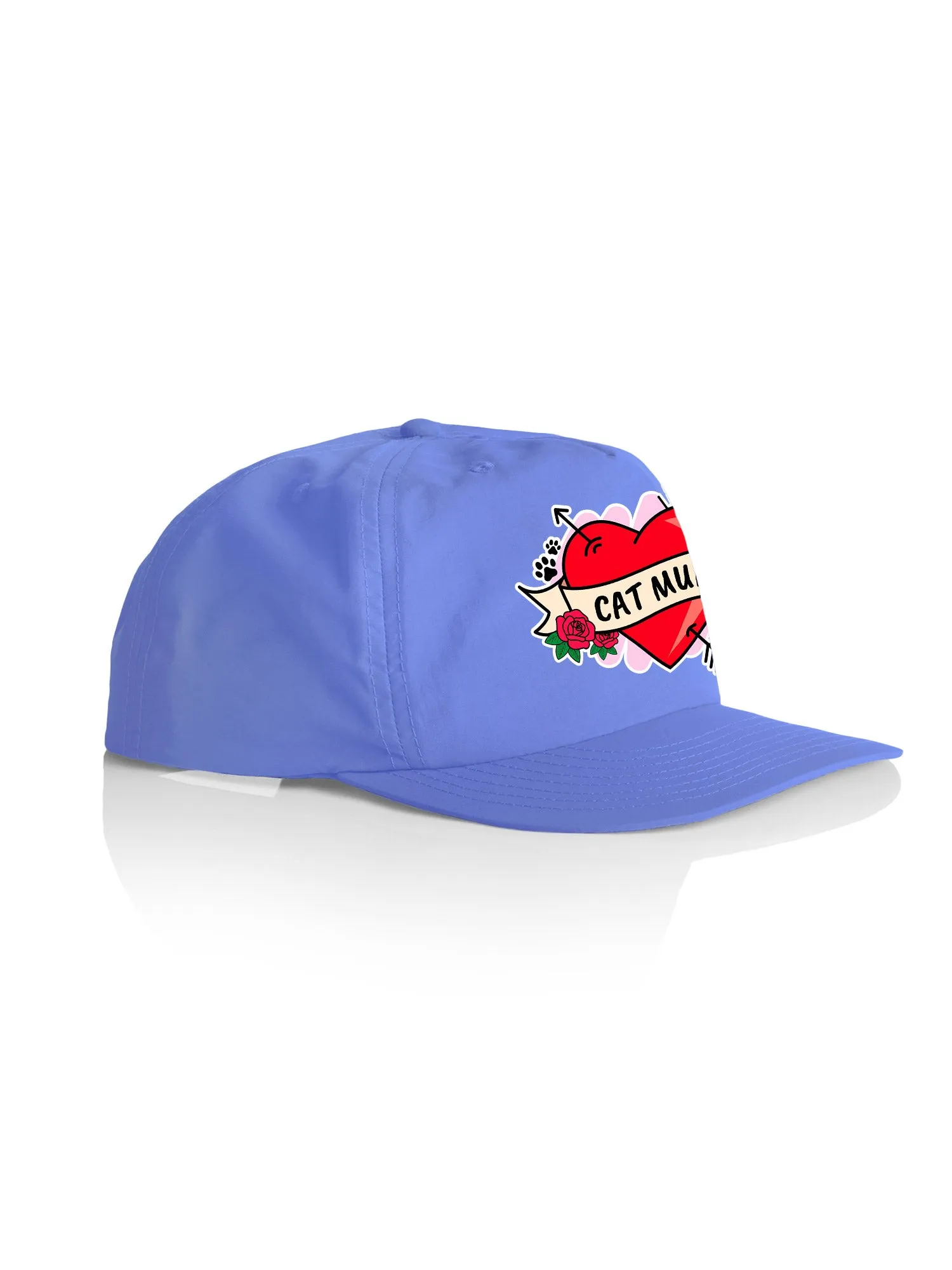 Cat Mum Heart Tattoo Quick-Dry Cap