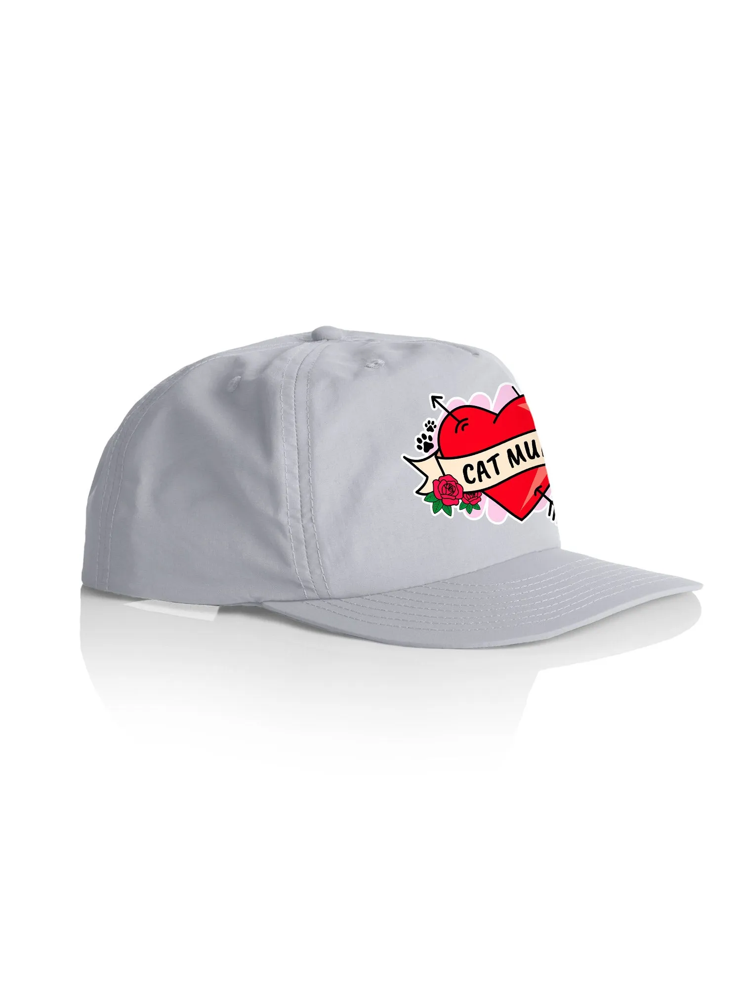 Cat Mum Heart Tattoo Quick-Dry Cap