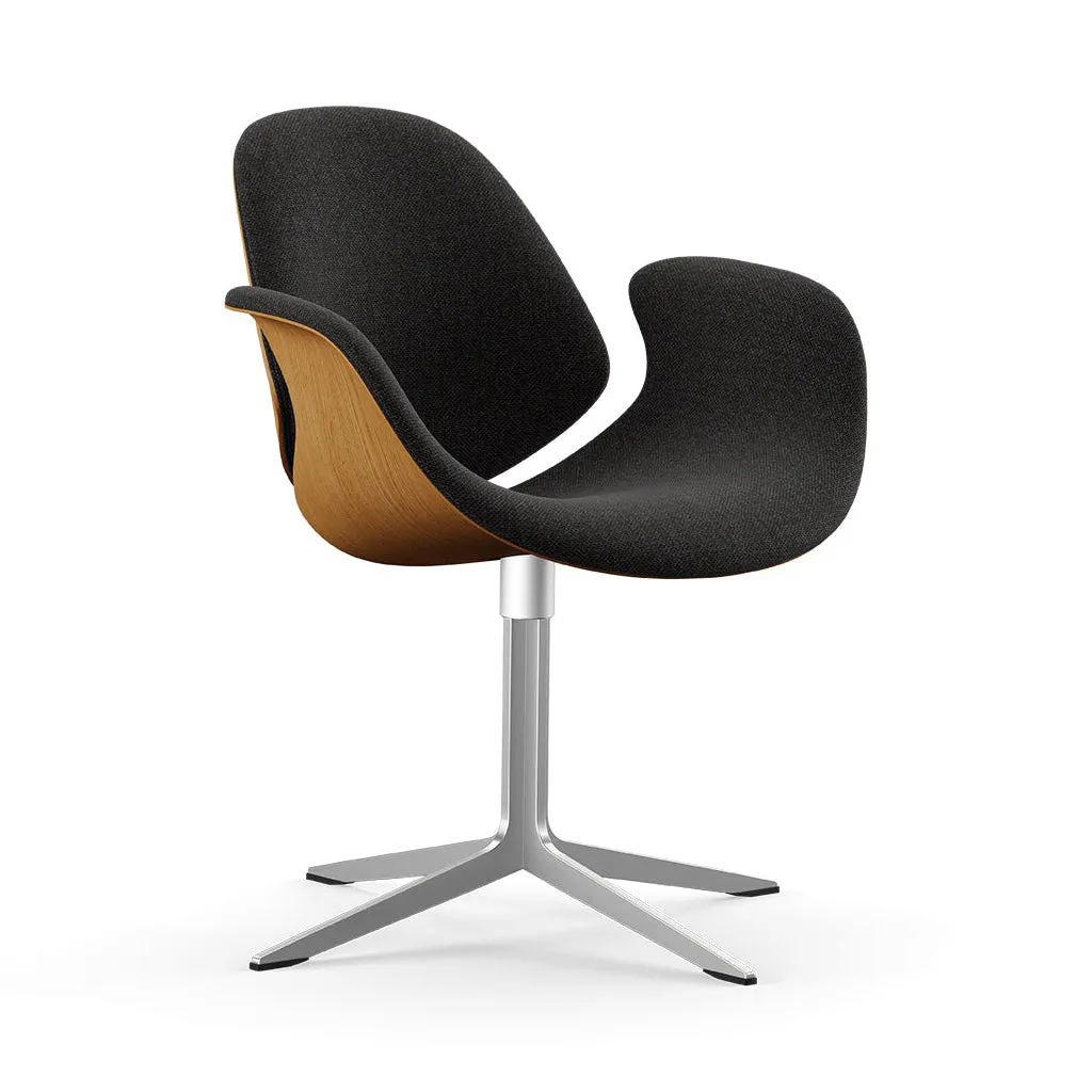 Council Front Upholstered Swivel Lounge Chair