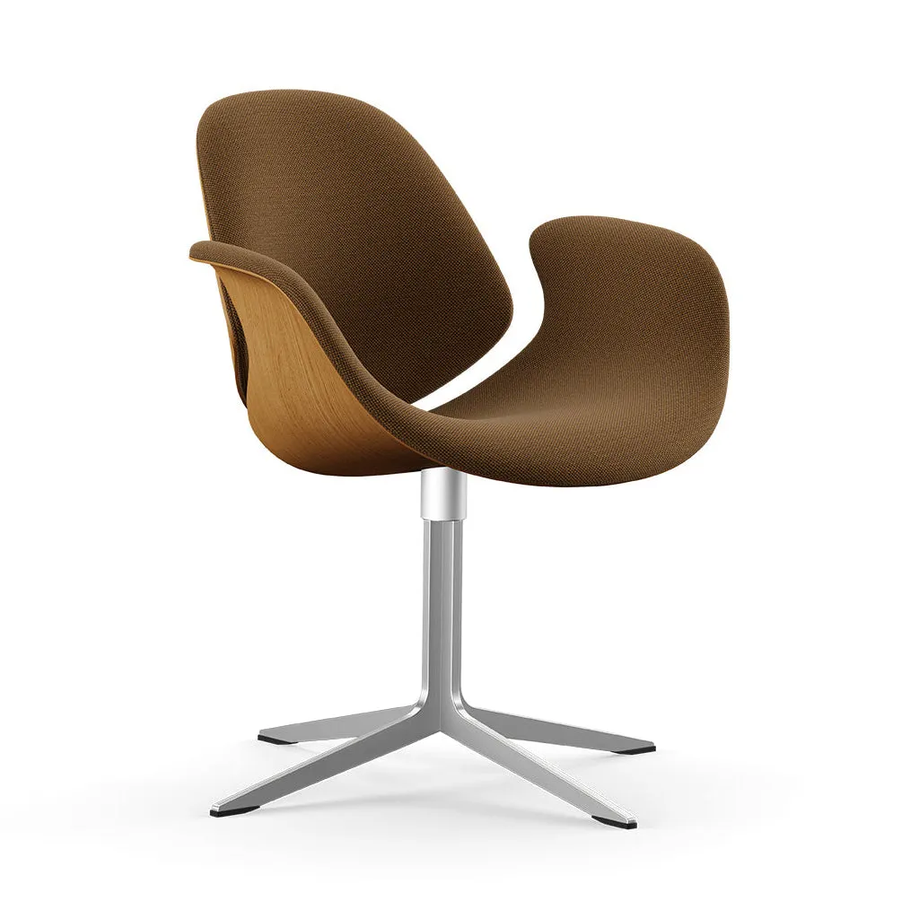 Council Front Upholstered Swivel Lounge Chair