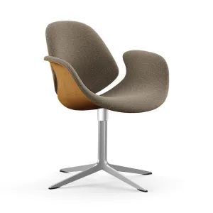 Council Front Upholstered Swivel Lounge Chair
