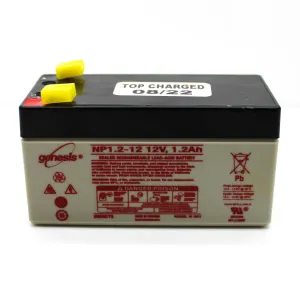 Enersys Genesis 12V 1.2Ah Sealed Rechargeable Lead-Acid Battery NP1.2-12