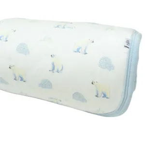 Floret Quilted Blanket | Polar Bear