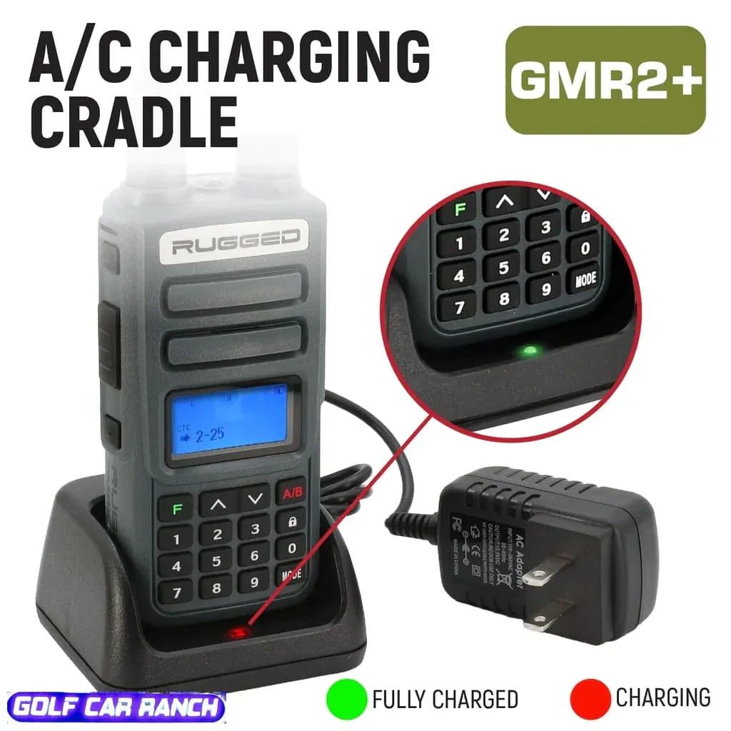 Handheld Rugged GMR2 PLUS GMRS with FREE Long Range Antenna