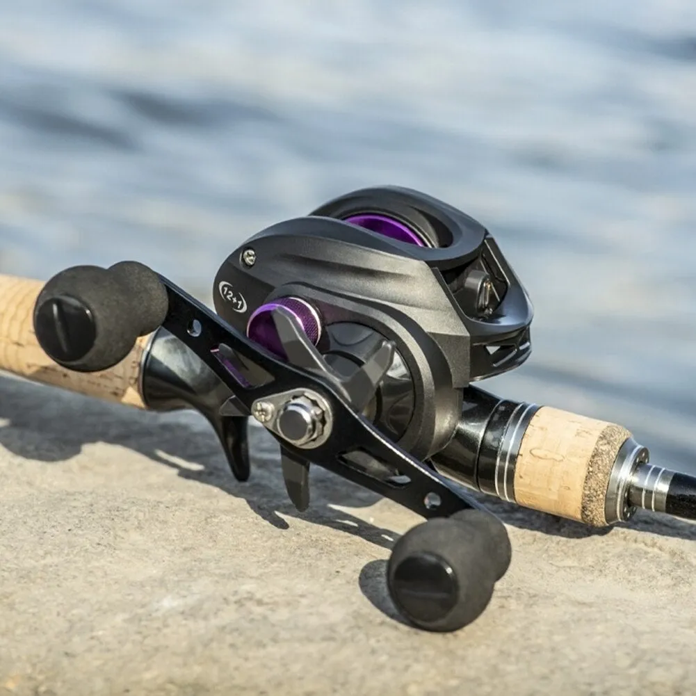 High Speed Carp Fishing Reel Baitcasting 7.2:1 High Speed Fishing 8kg Max Drag Magnetic Brake Wheel for Spinning Reels