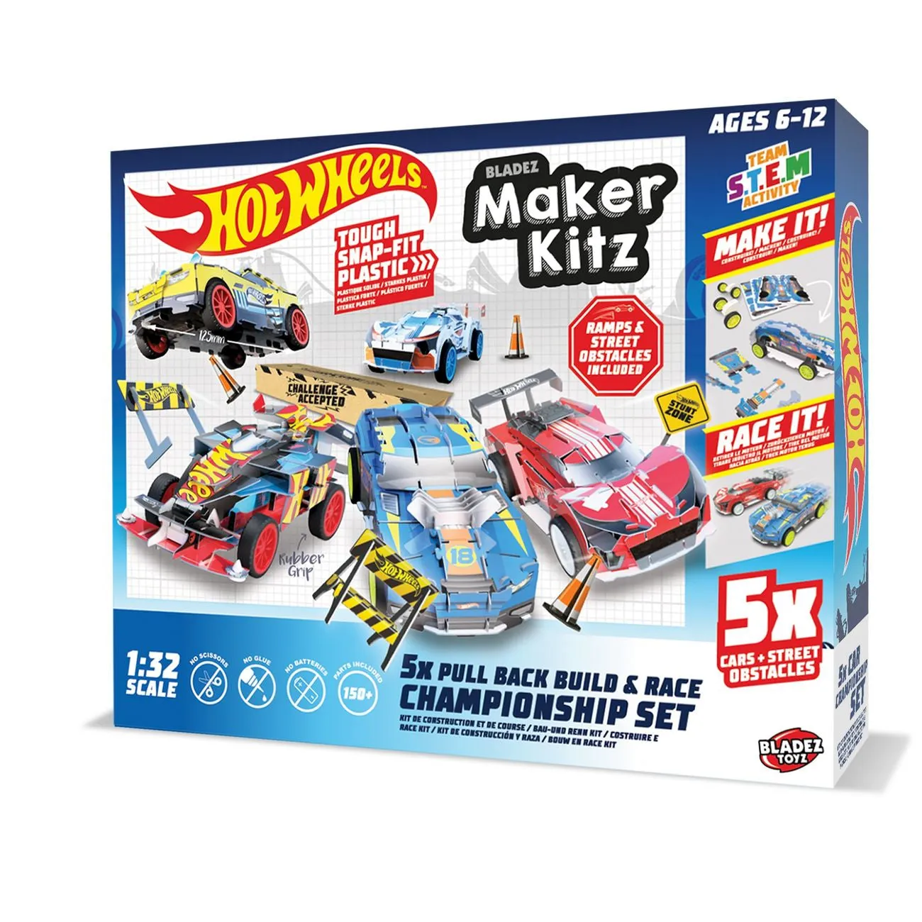 Hot Wheels Creative Maker Kitz Build & Race Championship Set