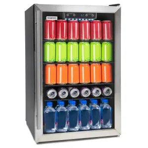Igloo® 4.1 Cu. Ft. 180 Can Stainless Steel Beverage Cooler with Fan