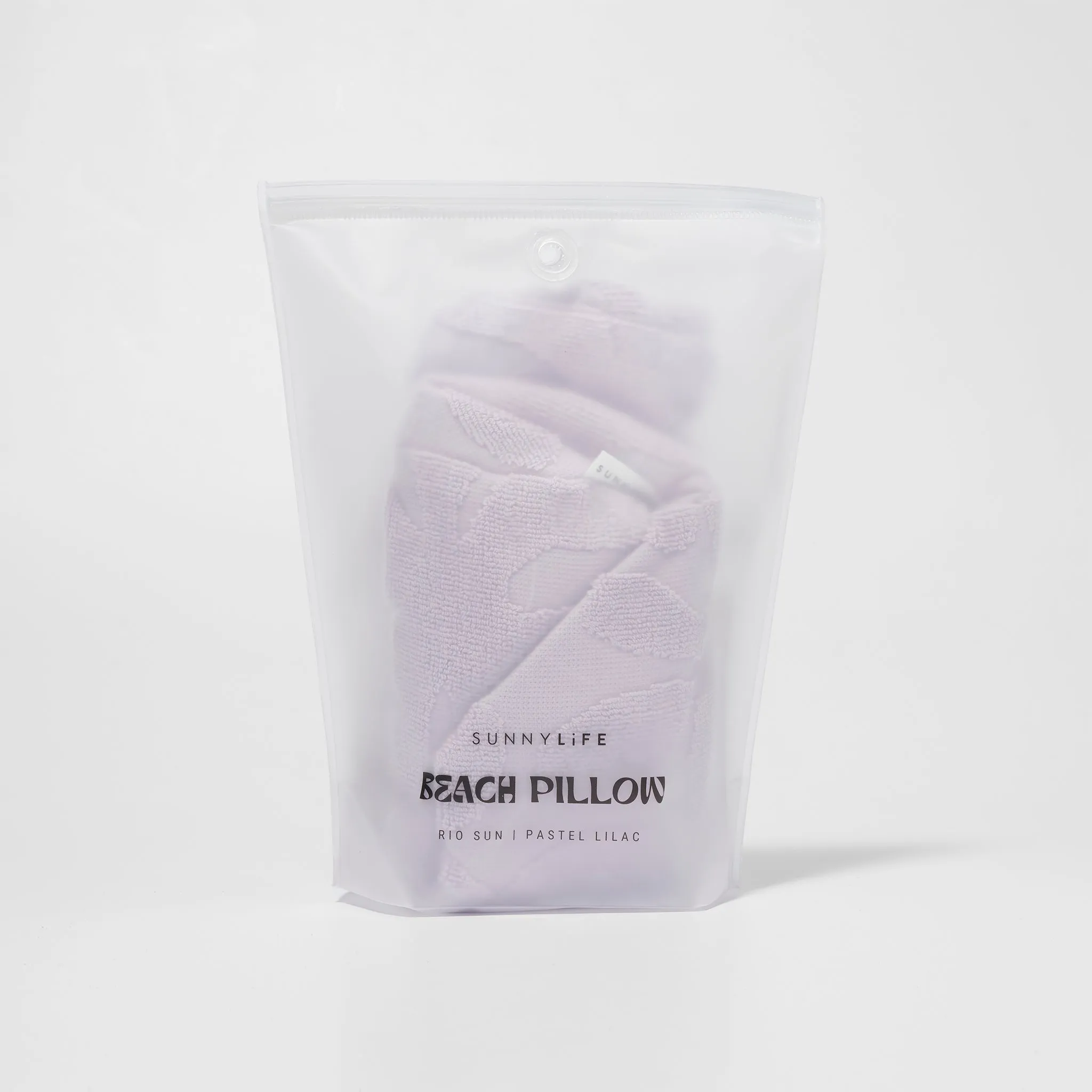 Inflatable Beach Pillow | Rio Sun Pastel Lilac