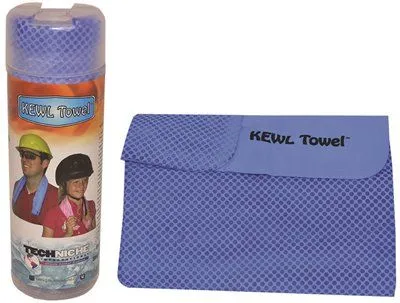 Kewl Towel Evaporative Pva Cooling Towel Blue 12X28 Inch  12 Per Case
