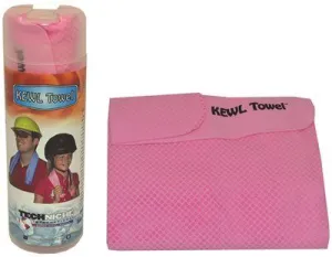 Kewl Towel Evaporative Pva Cooling Towel Pink 12X28 Inch  12 Per Case