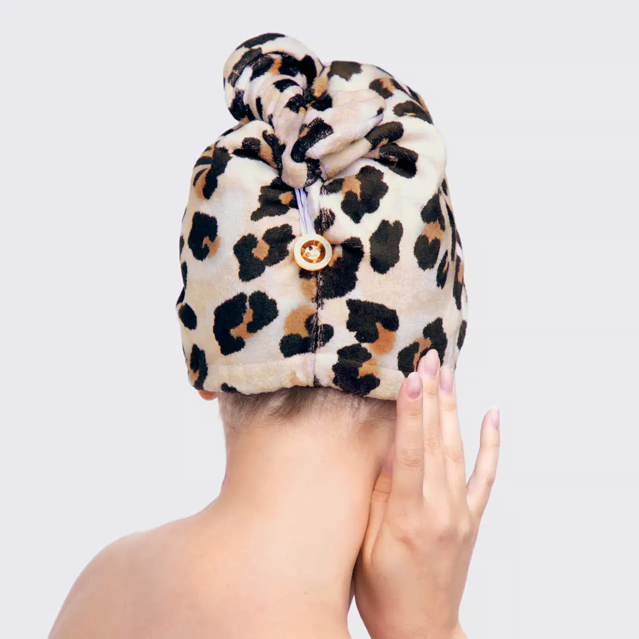 Kitsch - Quick Dry Hair Towel - Leopard