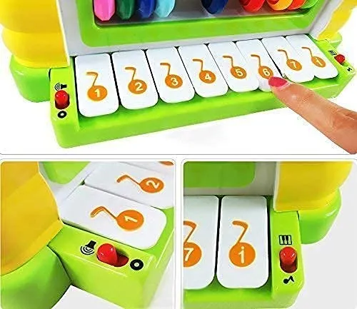 Knick Knack Activity House and Blocks Sorting with Lights & Sound Toy for Toddlers (Style 1)