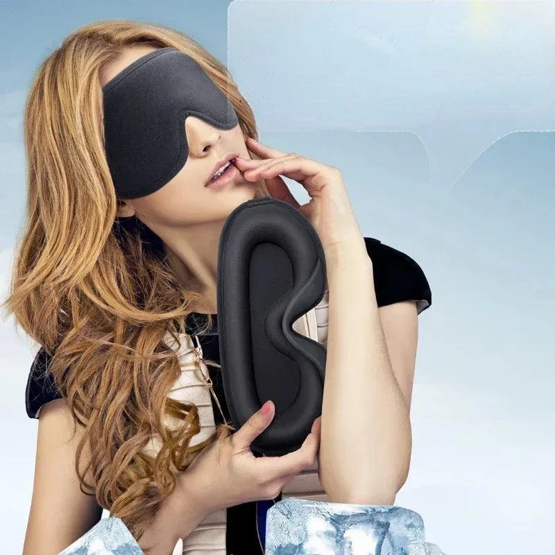 Luxurious Silk Sleep Mask with 3D Ergonomic Design for Ultimate Comfort and Relaxation