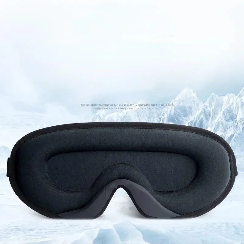 Luxurious Silk Sleep Mask with 3D Ergonomic Design for Ultimate Comfort and Relaxation