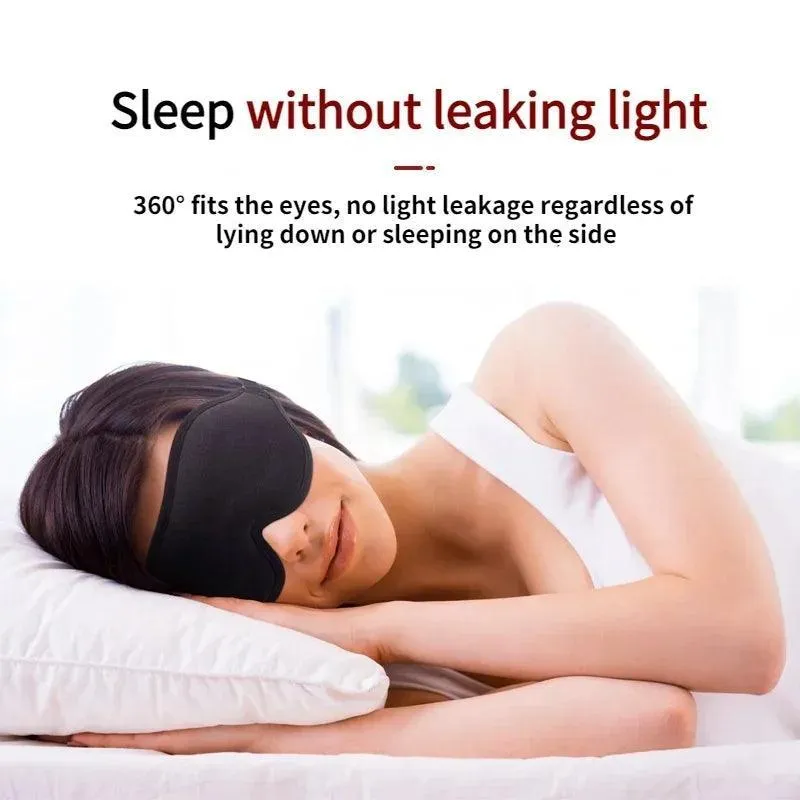 Luxurious Silk Sleep Mask with 3D Ergonomic Design for Ultimate Comfort and Relaxation