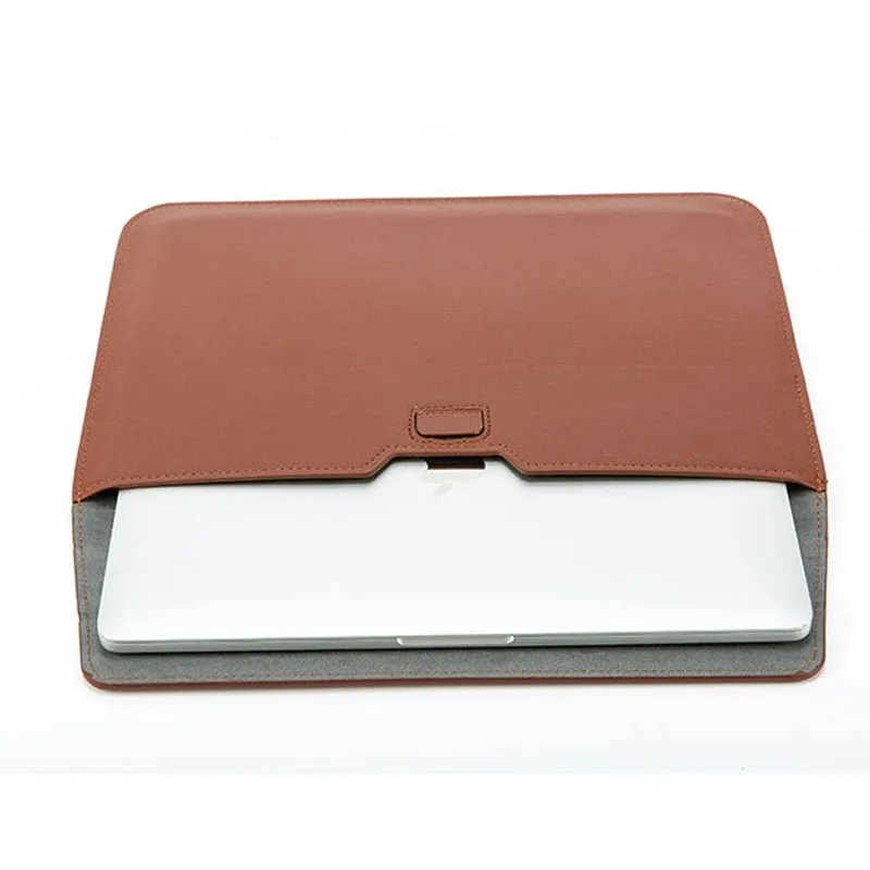 Macbook PU Leather Laptop Sleeve