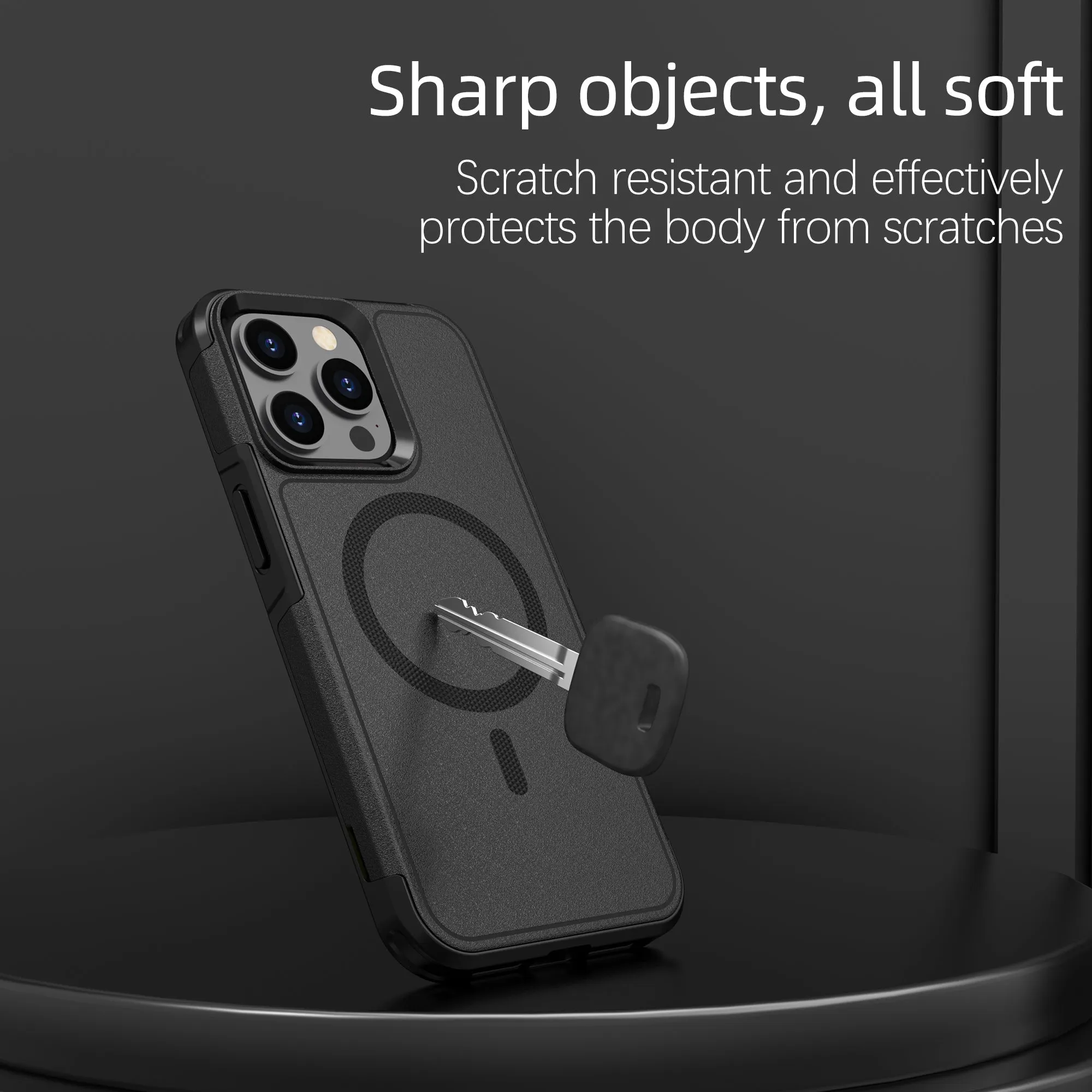 MagSafe Case For Apple iPhone 15 Pro Shockproof Heavy Duty Rugged Magnetic Cover - Teal