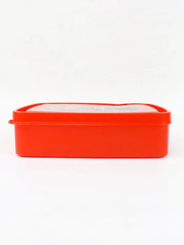 Marvel H School Lunch Box Red