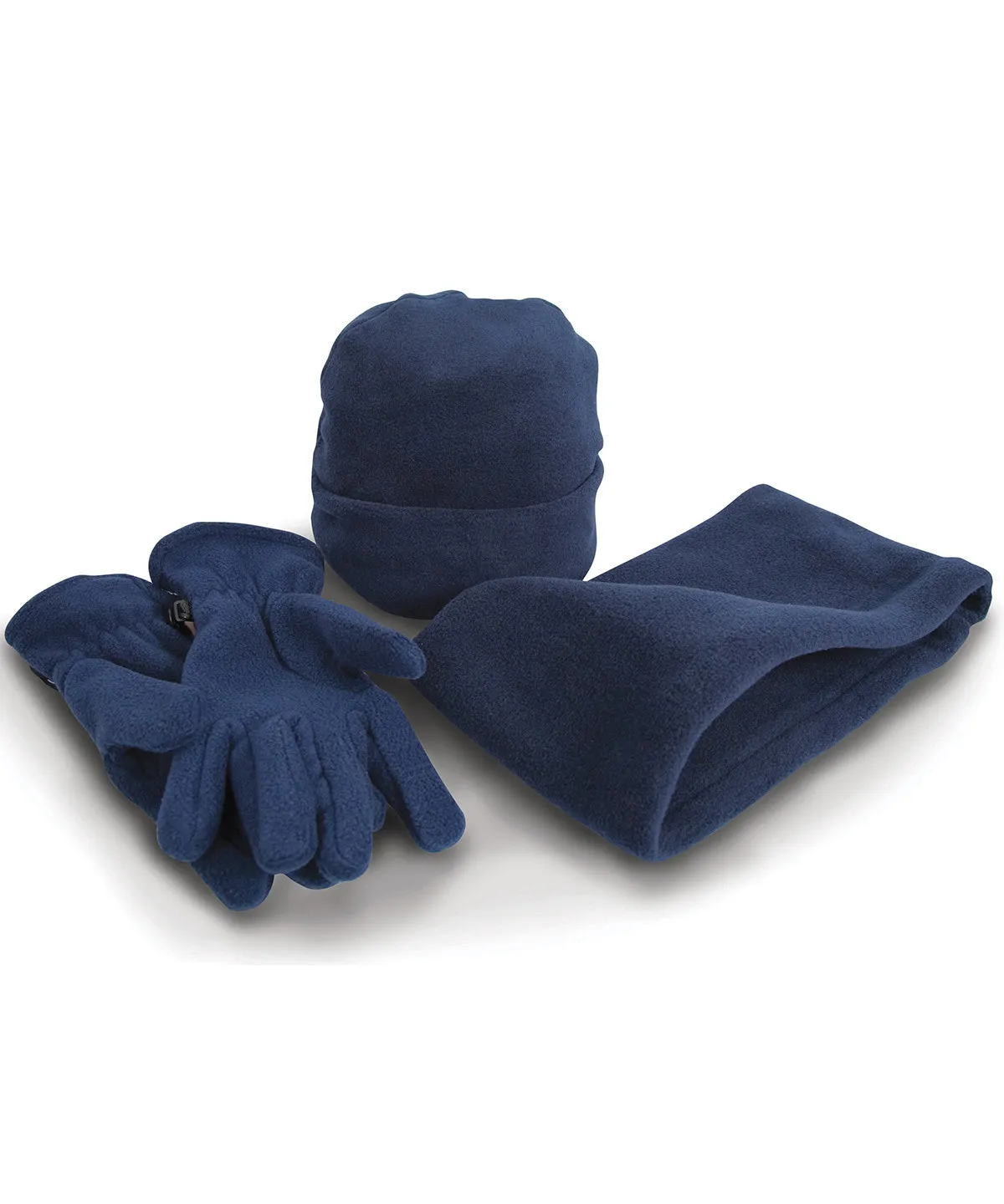 Polartherm fleece accessory set | Navy
