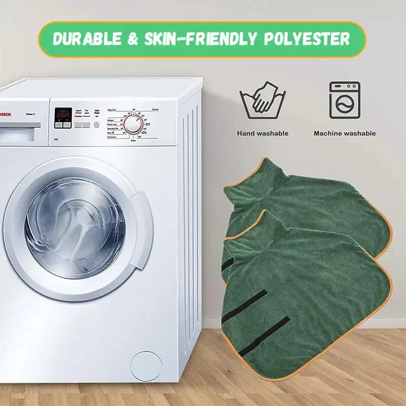 Quick-Dry Pet Bathrobe made from Microfiber