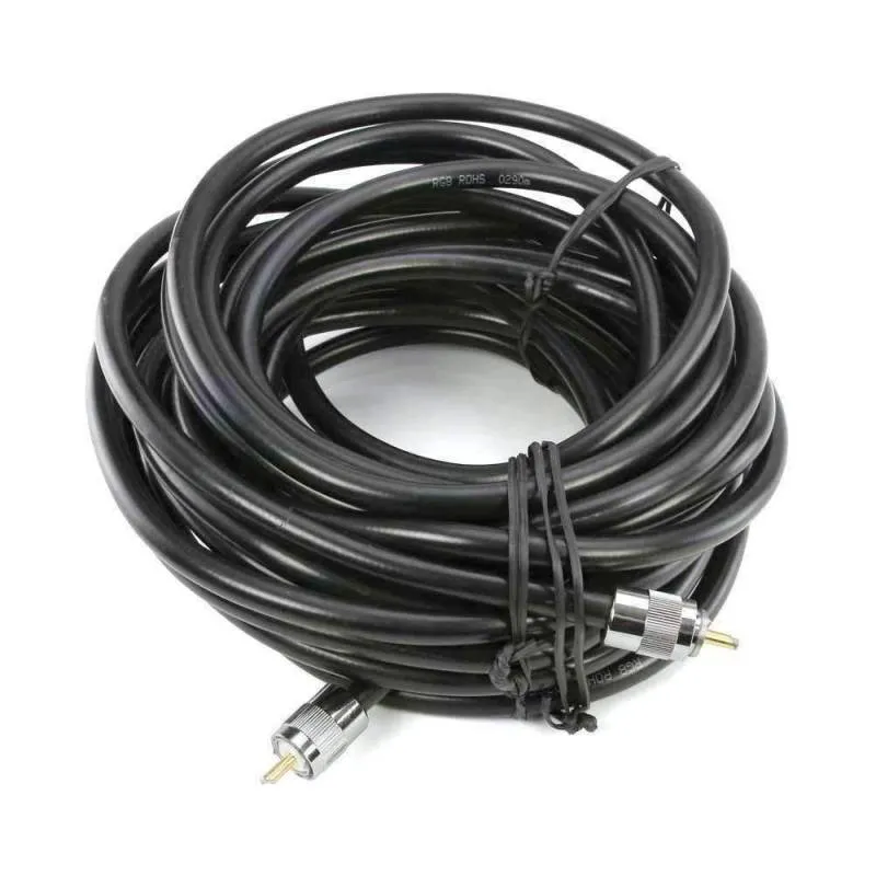 Rugged Radios 35' Foot HD Flag Pole Antenna Coax Cable