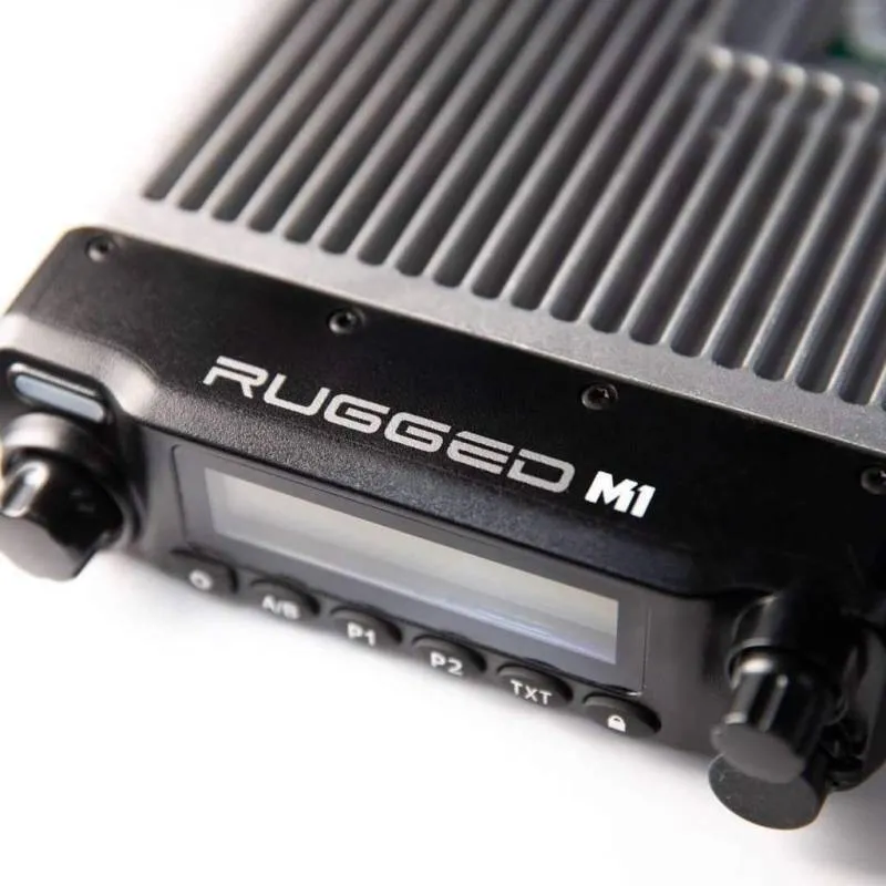 Rugged Radios M1 RACE SERIES Waterproof Mobile Radio Kit with Antenna - Digital and Analog