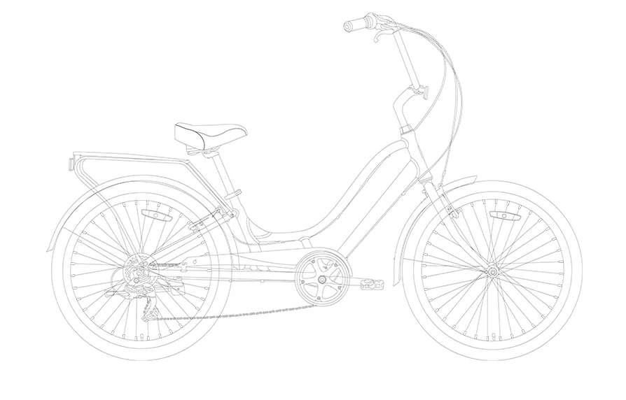 sixthreezero Relaxed Body 7-Speed Recumbent Comfort Bike