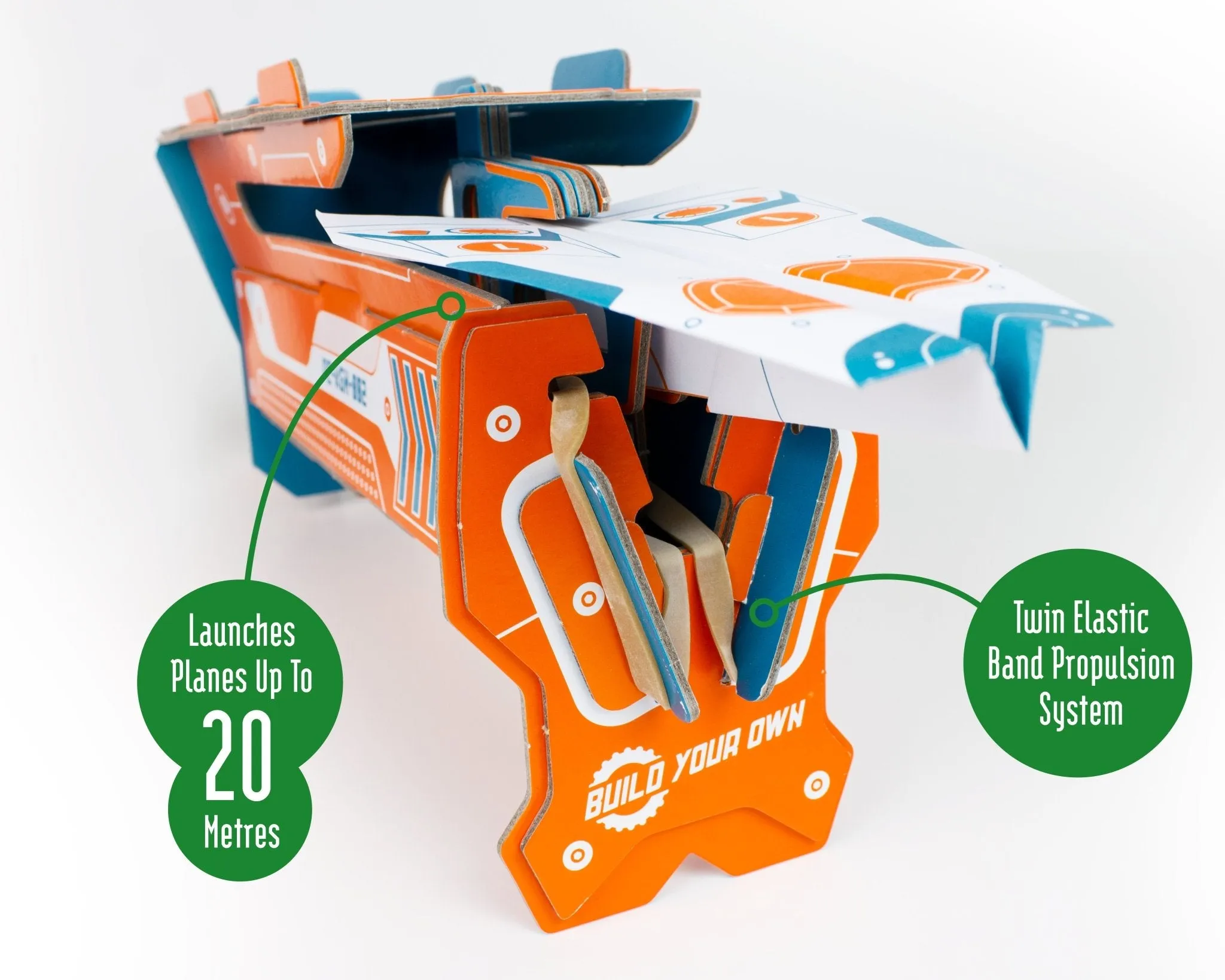 STEM Build - Paper Plane Launcher with Game Accessories