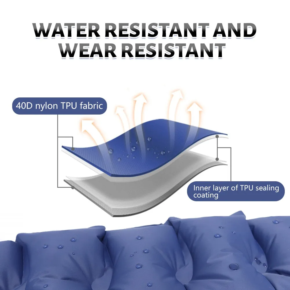 TPU Waterproof Air Mat with Pillows Hiking