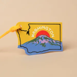 Washington Rainier Luggage Tag